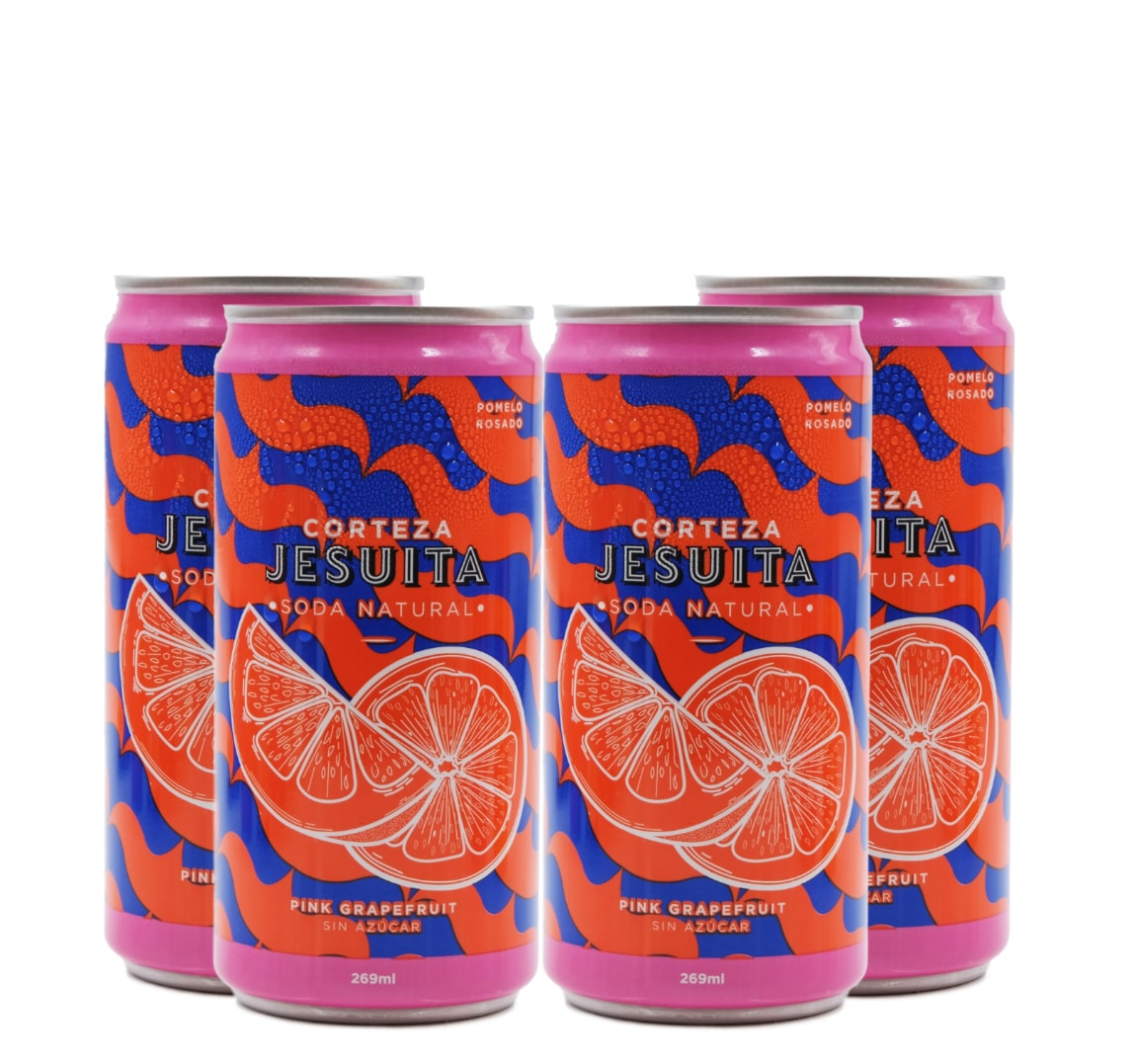 Pink Grapefruit Soda Natural